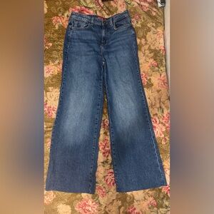 Johnny Was Sasson Dark Blue Wide Leg Jeans